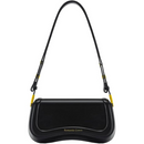 Bolsa shoulder preta romantic crown